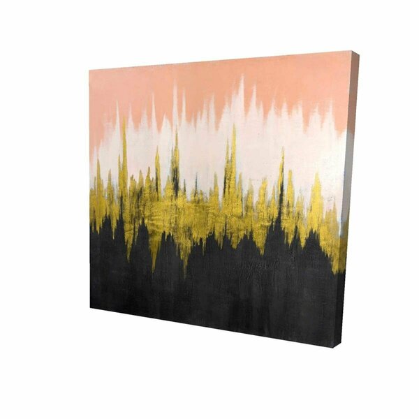 Fondo 16 x 16 in. Abstract Zigzag-Print on Canvas FO2774939